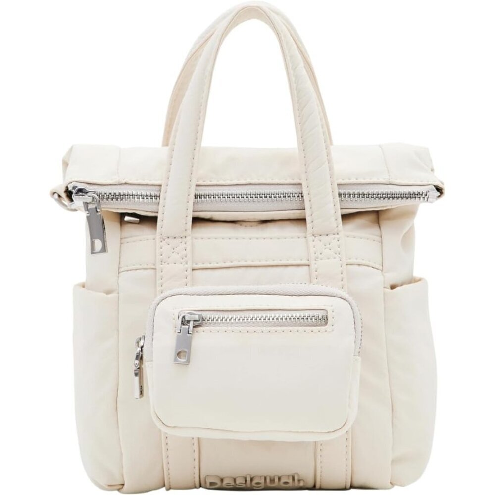 Modular Nylon Bag Womens Small Compact Crossbody with Pockets - Picture 4 of 4
